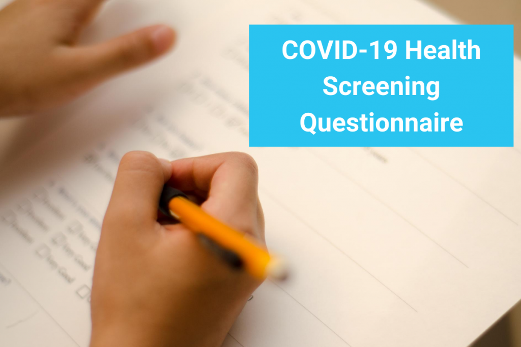 COVID-19 Health Screening Questionnaire: Ontario Volleyball | ONN