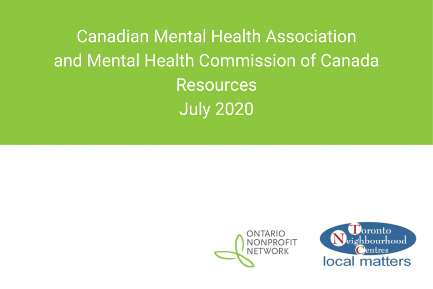 Canadian Mental Health Association and Mental Health Commission of