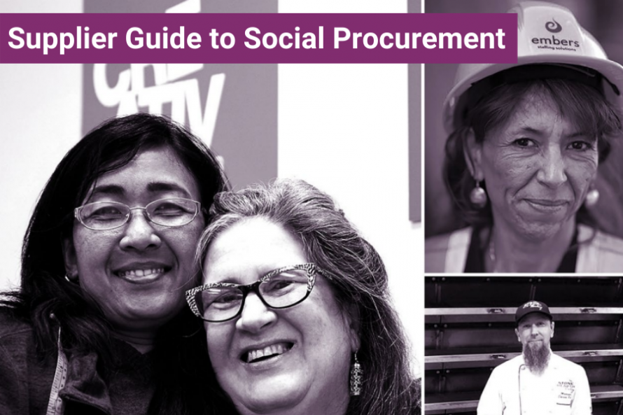 Supplier Guide To Social Procurement Onn Resource Centre