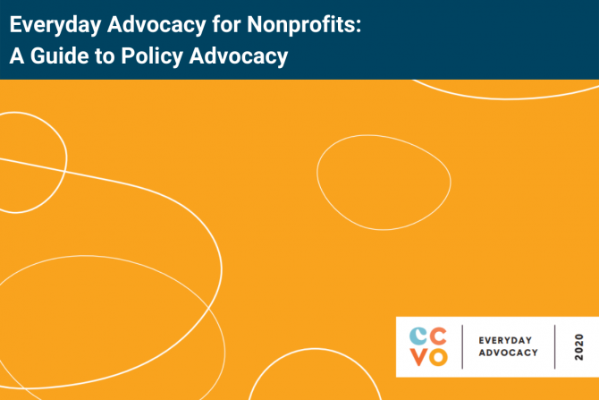 Title card for Everyday Advocacy for Nonprofits